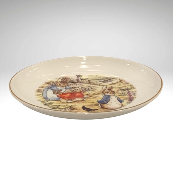 Peter Rabbit Plate Beatrix Potter Decorative Porcelain Reutter Porzellan Germany - Picture 4 of 6